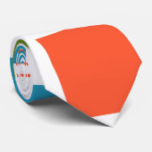 Abstrakte Rechtecke und Linien Krawatte (Gerollt)