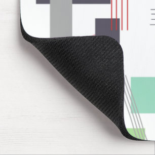 Abstrakte Rechtecke und Linien Mousepad