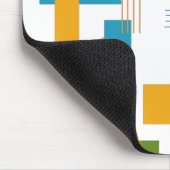 Abstrakte Rechtecke und Linien Mousepad (Ecke)