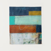 Abstrakte Rechtecke Wandteppich (Vorderseite)