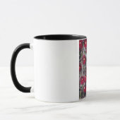 Abstrakte Red Berry Blume Tasse (Links)