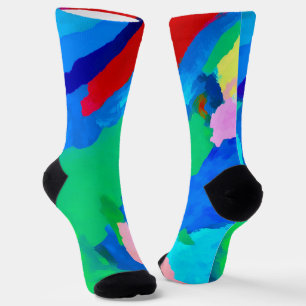 Abstrakte Reflektion Socken