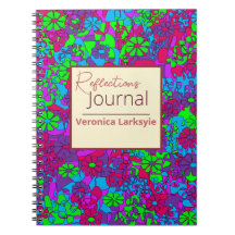 Abstrakte Reflektionen der Multicolor-Flora