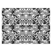 Abstrakte Reflektionen: Linien, Kuben und Monochro Tischdecke (Vorderseite (Horizontal))