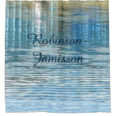 Abstrakte Reflektionsdusche Vorhang Hyphenidname (Vorderseite)