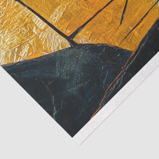 Abstrakte Reflexion Art Decoupage Seidenpapier (Ausschnitt)