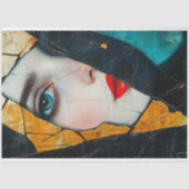 Abstrakte Reflexion Art Decoupage Seidenpapier (Vorderseite)