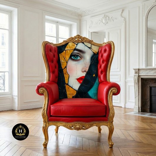 Abstrakte Reflexion Art Decoupage Seidenpapier