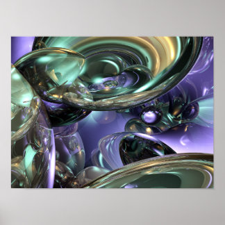 Abstrakte Reflexionen Poster