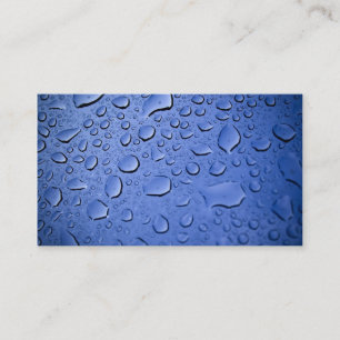 Abstrakte Regen-Tröpfchengeschäftskarte Visitenkarte
