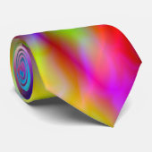 Abstrakte Regenbogen-Farben Krawatte (Gerollt)