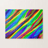 Abstrakte Regenbogenfarbe Puzzle (Horizontal)