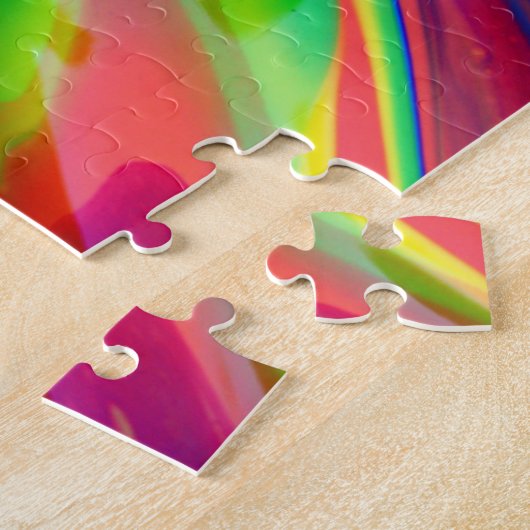 Abstrakte Regenbogenfarbe Puzzle (Seite)