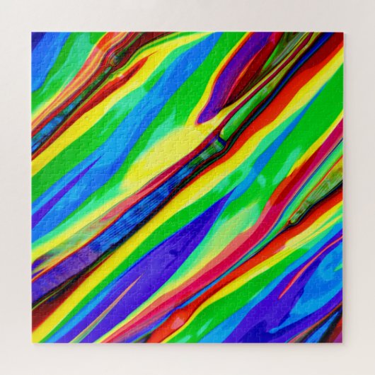 Abstrakte Regenbogenfarbe Puzzle (Horizontal)