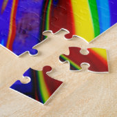 Abstrakte Regenbogenfarbe Puzzle (Seite)