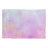 Abstrakte Regenbogenfarben-Blume Kissenbezug (Rückseite)