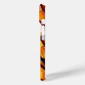 Abstrakte Regenbogenfische Scales Mit Monogramm Lu Case-Mate iPhone Hülle (Rückseite / Links)