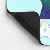 Abstrakte Regenbogenfriedenshilfepads 2 Mousepad (Ecke)