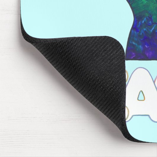 Abstrakte Regenbogenfriedenshilfepads 2 Mousepad (Ecke)