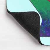 Abstrakte Regenbogenfriedenshilfepads Mousepad (Ecke)