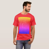 Abstrakte Regenbogengalaxie T-Shirt (Vorne ganz)
