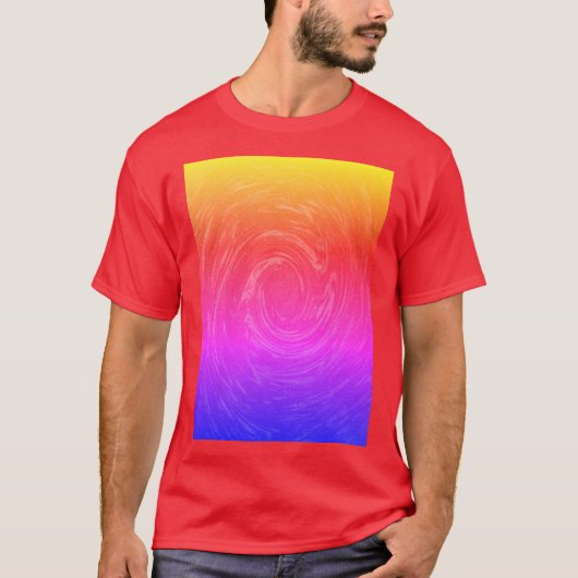 Abstrakte Regenbogengalaxie T-Shirt (Vorderseite)