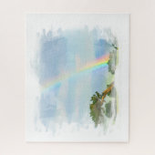 *~* Abstrakte Regenbogengebirge Ozean Künstlerisch Puzzle (Vertikal)
