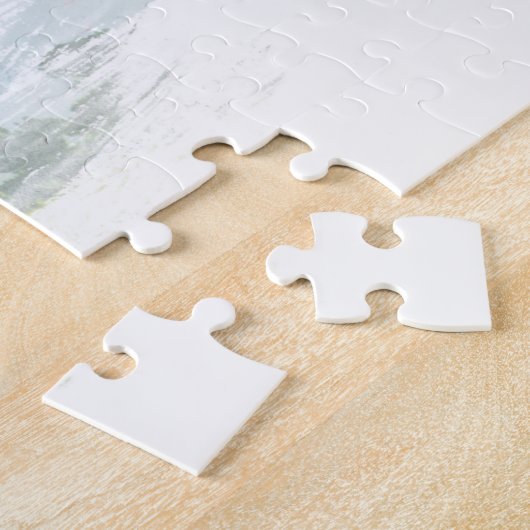 *~* Abstrakte Regenbogengebirge Ozean Künstlerisch Puzzle (Seite)