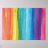 Abstrakte Regenbogenglanz Poster (Vorne)