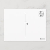 Abstrakte Regenbogennebel Postkarte (Rückseite)