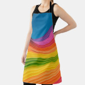 Abstrakte Regenbogenstruktur Schürze (InSitu)
