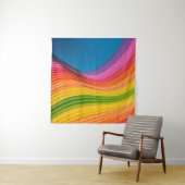 Abstrakte Regenbogenstruktur Wandteppich (Beispiel)