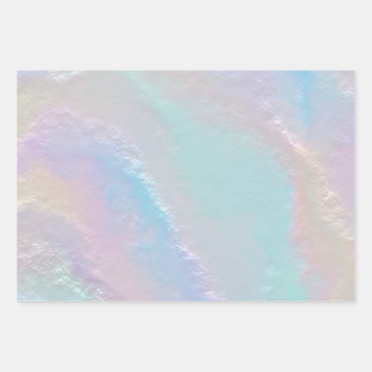 Abstrakte Regenbogentextur Geschenkpapier Set (Vorderseite 3)