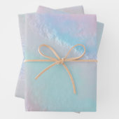 Abstrakte Regenbogentextur Geschenkpapier Set (Beispiel)