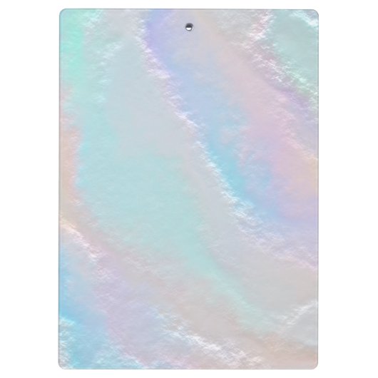 Abstrakte Regenbogentextur Klemmbrett (Rückseite)