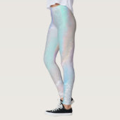 Abstrakte Regenbogentextur Leggings (Links)