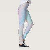 Abstrakte Regenbogentextur Leggings (Rechts)