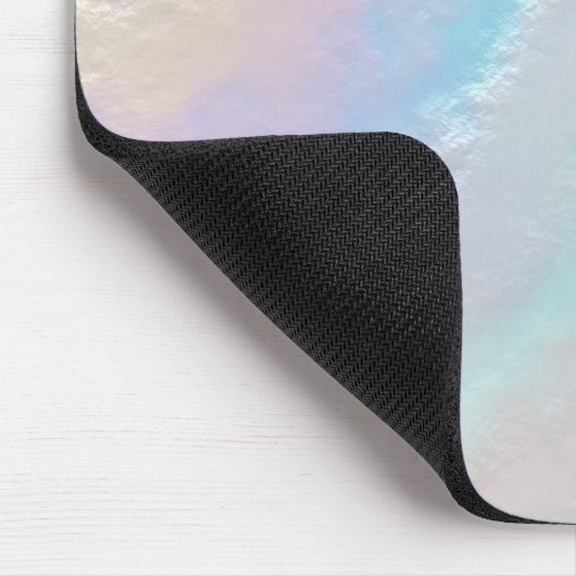 Abstrakte Regenbogentextur Mousepad (Ecke)