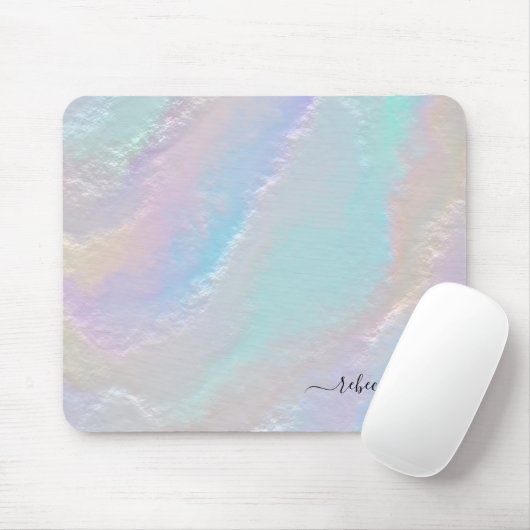 Abstrakte Regenbogentextur Mousepad (Mit Mouse)