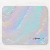 Abstrakte Regenbogentextur Mousepad (Vorne)