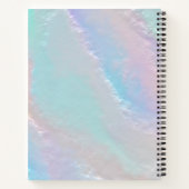 Abstrakte Regenbogentextur Notizblock (Rückseite)