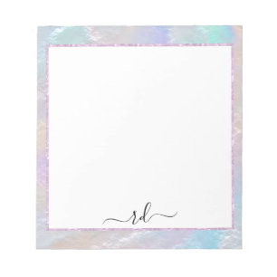 Abstrakte Regenbogentextur Notizblock