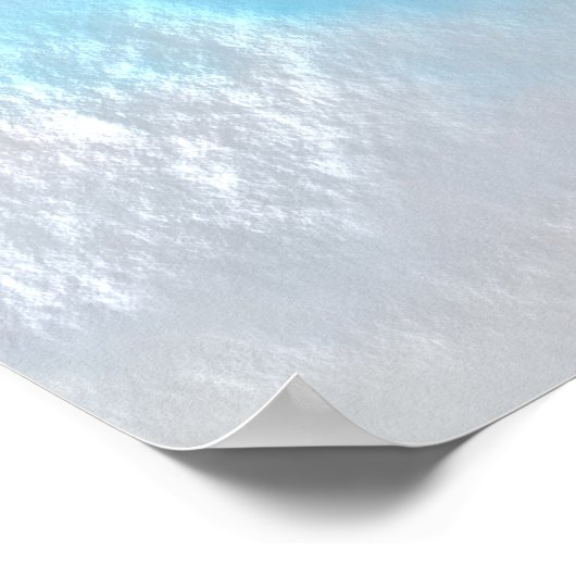 Abstrakte Regenbogentextur Poster (Ecke)