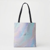 Abstrakte Regenbogentextur Tasche (Vorderseite)