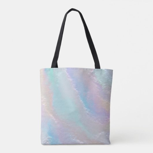 Abstrakte Regenbogentextur Tasche (Rückseite)