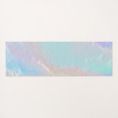 Abstrakte Regenbogentextur Yogamatte (Rückseite (Horizontal))
