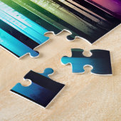 Abstrakte Regenwaldlandschaft Puzzle (Seite)