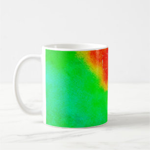 Abstrakte reiche Textur Kunstwerk. Kreatives Muste Kaffeetasse