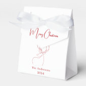 Abstrakte Rentiere Geschenkschachtel (Vorderseite)