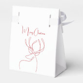 Abstrakte Rentiere Geschenkschachtel (Rückseite)